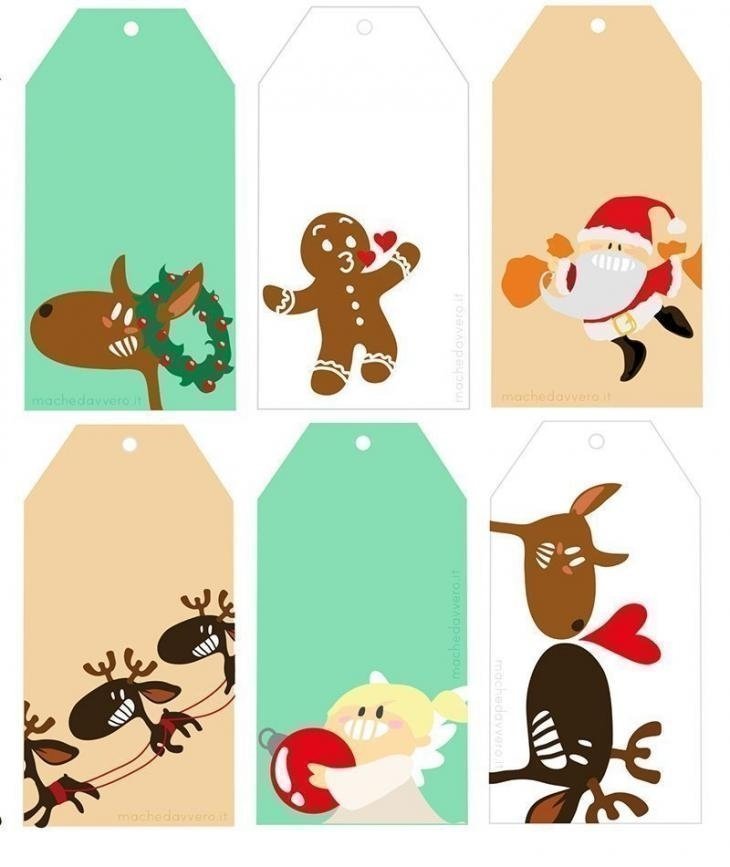 8 Best Christmas Gift Tags Printable Templates 7 Best Blank Christmas 
